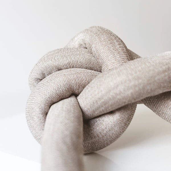 LAMBWOLF l NOUNOU (tan knit+crinkle clusters)