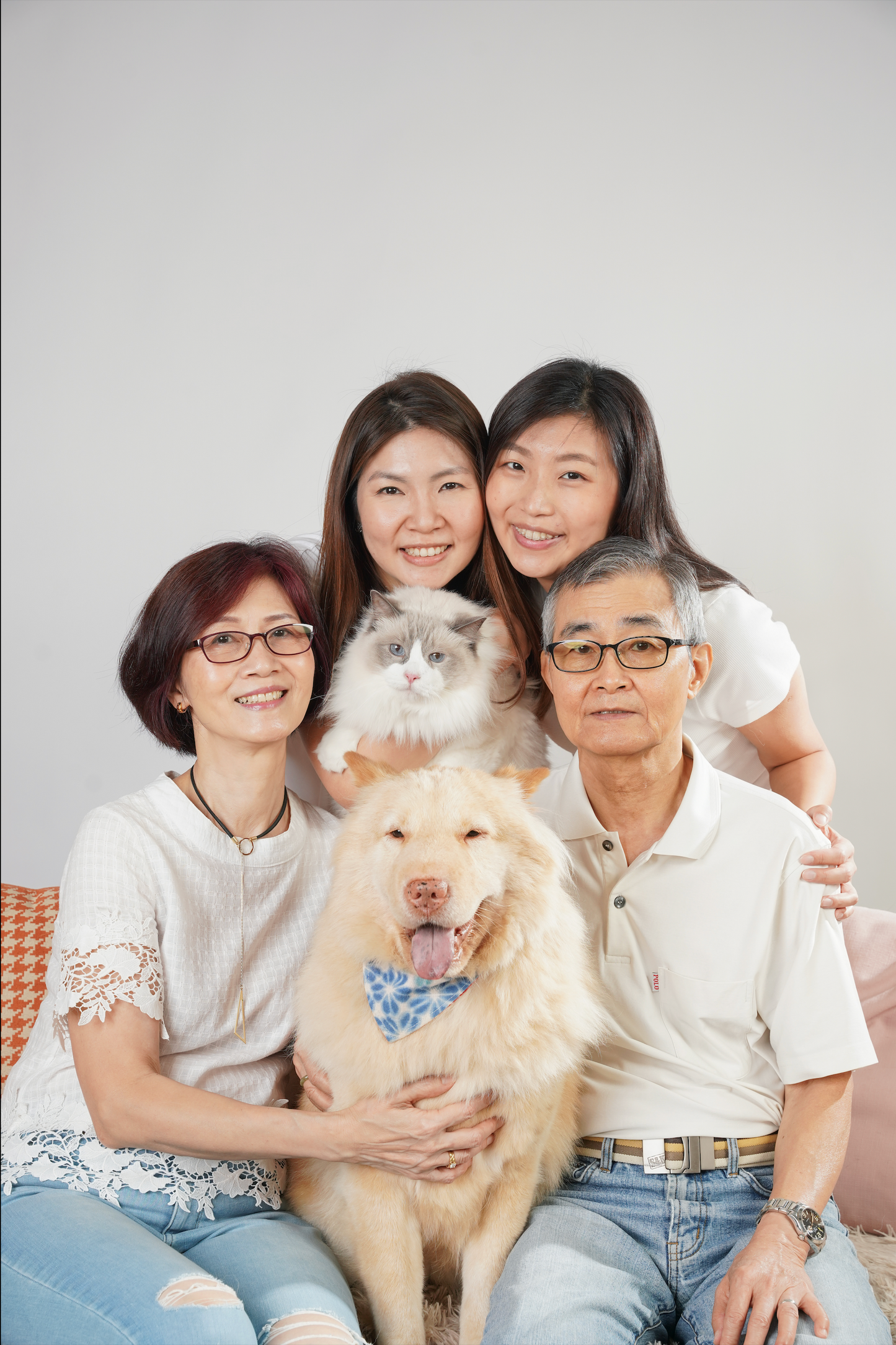 寵物家庭攝影【室內影樓】/ Pet & Fmaily photography【Indoor Studio】