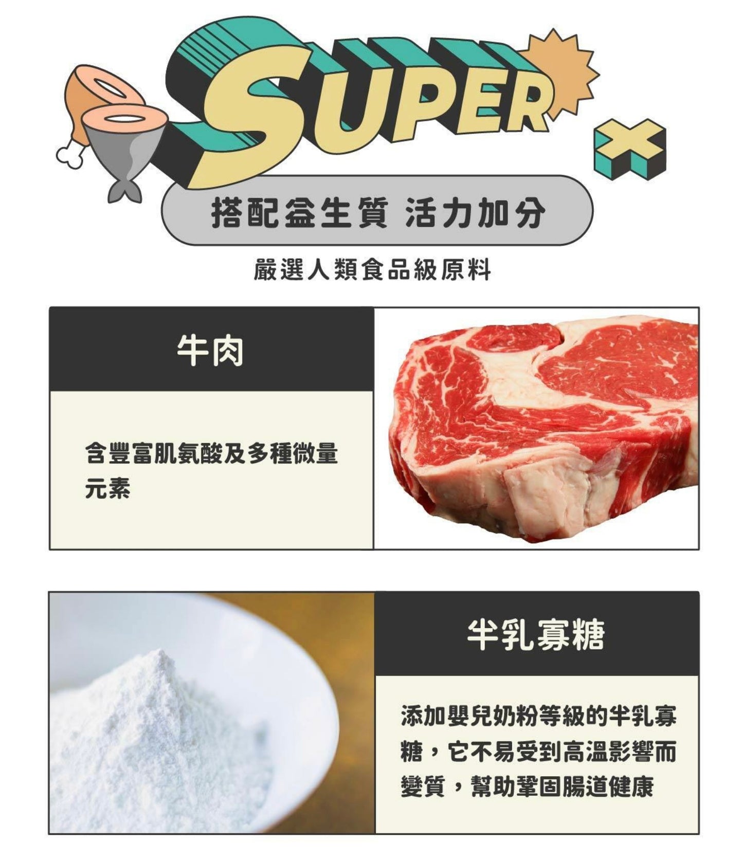 陪心寵糧| 犬用SUPER小白主食罐 - 鮮牛 X 諾麗果80g