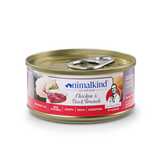 ANIMALKIND l Chicken & Duck Brunch for Cats & Dogs 雞肉和鴨肉滋味盛宴