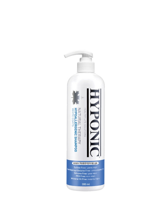 HYPONIC l 極致低敏深層潔淨護膚沖涼液300ml Hypoallergenic Shampoo (For White Coats)300ml