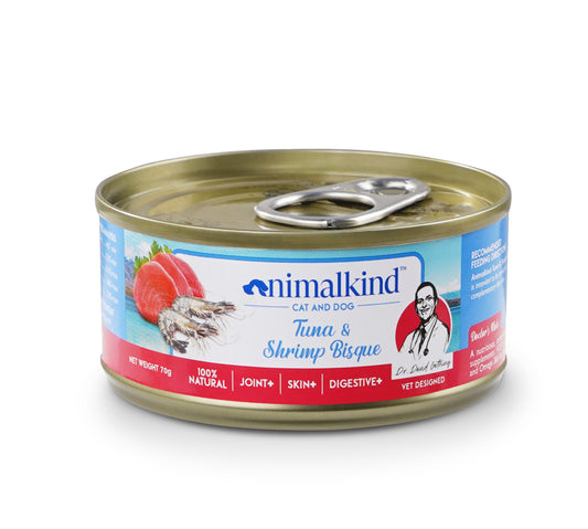 ANIMALKIND l Tuna & Shrimp Bisque for Cats & Dogs 吞拿魚和蝦鮮味盛宴