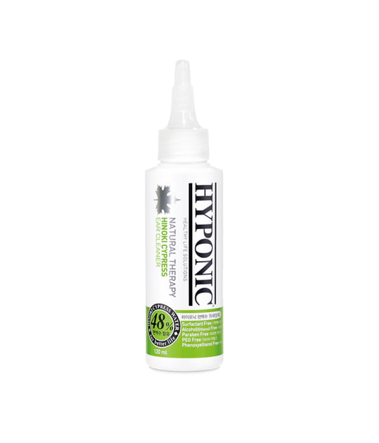 HYPONIC l 極致低敏扁柏犬用洗耳水120ml No Sting Hinoki Cypress Ear Cleaner (For All Dogs)120ml